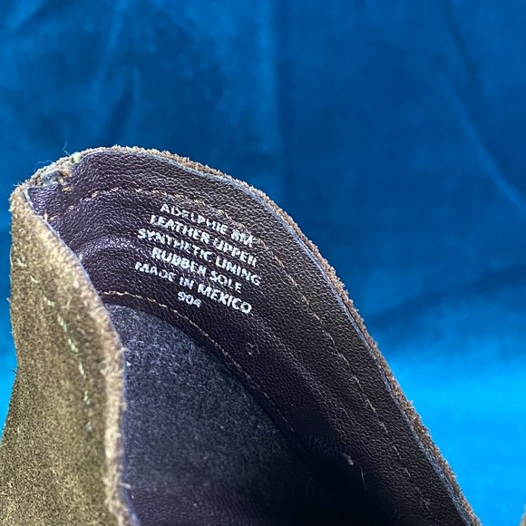 Steve Madden Adelphie Suede Boots Green - Picture 8 of 10